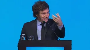 Javier Milei en la Fundación Libertad: "Tiren la Ley Bases, igual vamos a lograr todo a pesar de la política"