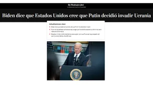 Según el Washington Post, Rusia habría ordenado a sus tropas invadir Ucrania de inmediato