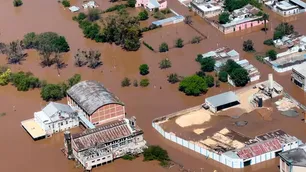 Concordia, víctima de la crecida del Río Uruguay y de la inundación del Sur de Brasil