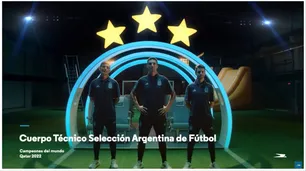 El cuerpo técnico de la Selección, protagonista del video de seguridad de los aviones de Aerolíneas Argentinas