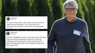 Bill Gates donará su inmensa fortuna hasta dejar de ser una de las personas más ricas del mundo