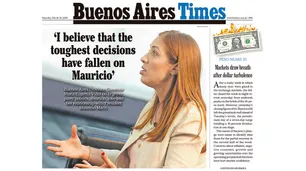 Tapa y temas principales de BA Times de este sábado