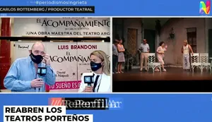 Rottemberg, sobre la vuelta de los teatros porteños: "Tenemos claro que esto es paso a paso"