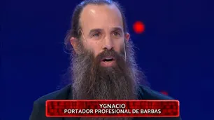 Sorprendió en Los 8 Escalones por su prominente barba: es la "quinta mejor del mundo"