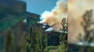 Chubut sufre un incendio fuera de control en Lago Puelo