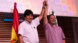 Evo Morales organizó una reunión de su candidato presidencial con Alberto Fernández