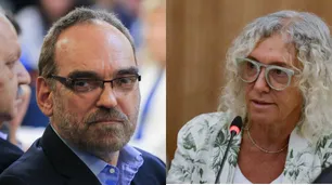 "Vos te borraste, sos un c...": el explosivo cruce entre Mónica Frade y Fernando Iglesias