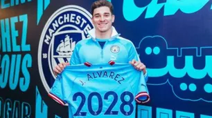 Julián Álvarez extendió su contrato con el Manchester City hasta 2028