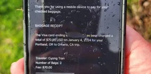 Encuentran intacto un teléfono que cayó del vuelo de Alaska Airlines: qué decía la pantalla