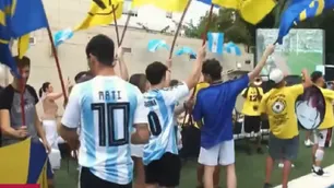 Asado y fiesta en la casa donde vivió Maradona en Villa Devoto para alentar a la Argentina