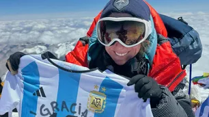 La argentina que alcanzó la cima del Everest y se convirtió en la persona más joven de Sudamérica en lograrlo