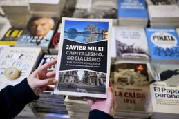 Javier Milei en defensa del capitalismo y la propiedad privada