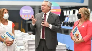 Alberto Fernández sobre las clases: "Todo lo que nos postergó la pandemia tenemos que recuperarlo este año"