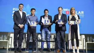 Axel Kicillof y Gustavo Bordet celebraron el bicentenario del Tratado de Pilar