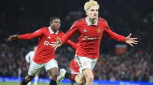 Gol de Alejandro Garnacho para el triunfo del Manchester United