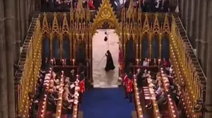 Video: la misteriosa aparición de la "parca" durante la coronación del rey Carlos III