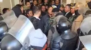 El cara a cara de Luis Arce y el general Zuñiga en pleno intento de golpe de Estado