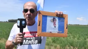 Con un cuadro de Cristina y dos huevos, un intendente reclamó por la expropiación de Lago Escondido