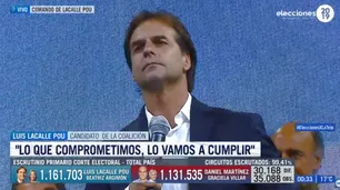 Reñido balotaje en Uruguay: Lacalle seguro de su victoria; Martínez quiere esperar