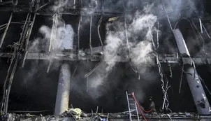 Bombardeo en Ucrania: seis personas murieron en un ataque a un centro comercial de Kiev