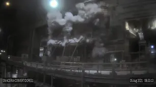 Video: así fue la tremenda explosión de la planta de San Nicolás de la empresa Siderar