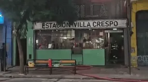 Incendio en una parrilla de Villa Crespo: asistieron a tres hombres