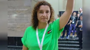 Una candidata de izquierda usó una remera con la bandera de Palestina y se cruzó con Eduardo Feinmann