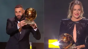 Balón de oro: Karim Benzema y Alexia Putellas son los nuevos reyes del fútbol