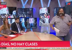 Video | Baradel se sacó con una pregunta de Wiñazki: "¿En qué escuela trabajó?"
