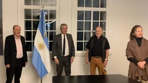 La hermana de Ricardo Darín se reunió con Alberto Fernández en Olivos