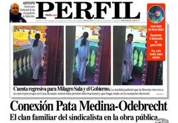 La portada del domingo de Diario PERFIL