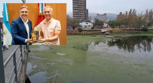 Lago verde: el posteo de un legislador agitó la disputa Llaryora vs Avilés