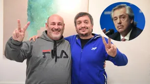 Alberto Fernández repudió la foto de Máximo Kirchner con Santiago Cúneo: "Estoy enfrentado con los nazis y antisemitas"