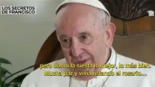 Entrevista inédita al Papa Francisco: habló de su salud mental, su rutina de sueño y de su visita a una psiquiatra