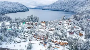 Fotos: nevada en cuarentena en Villa La Angostura, San Martín de los Andes, Bariloche y Esquel
