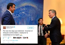 Las razones de Gaudio para pedir que levanten el bloqueo contra Qatar