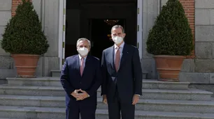Alberto Fernández se reunió con el rey Felipe VI de España