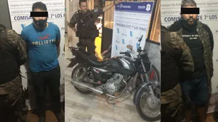 Motochorros venezolanos asaltaron a un concejal y balearon a un gendarme