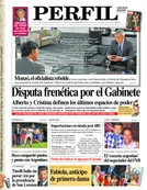 La tapa de Diario PERFIL de este domingo 1 de diciembre