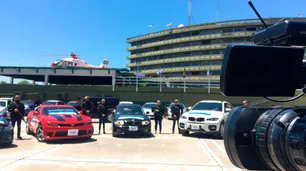 Gendarmería estrenó los autos "recuperados de la corrupción" de Marcelo Balcedo