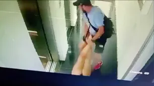 Conmoción en Puerto Madryn por un violento video en el que un hombre ataca a su pareja y la arrastra semidesnuda