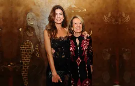 Juliana Awada y la madre de la reina Máxima en la noche de los Amigos del Moderno