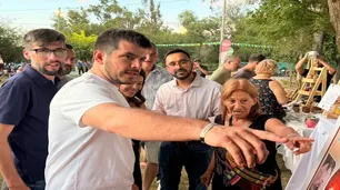 Homenaje a Illia, en clave de interna: Chiarella pasó por Córdoba, pero sin un gesto de De Loredo