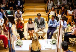 Día de San Valentín: cuatro parejas dieron el sí en la Usina del Arte
