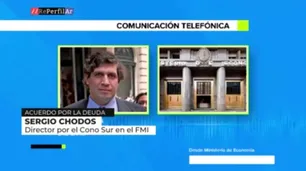 Sergio Chodos, representante de la Argentina ante el FMI: "Sentimos alivio pero aún no hay una solución"