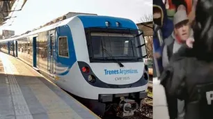 Tren violento: pasajeros descontrolados rodearon e insultaron a dos policías