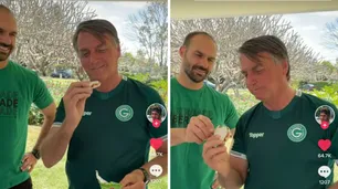 Jair Bolsonaro probó alfajores argentinos y eligió su favorito: "Muy bueno, viva Argentina"