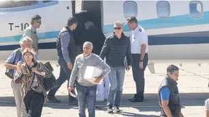 El presidente Macri llega a Buenos Aires para despedir a su padre