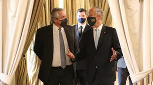 Alberto Fernández con PERFIL en Lisboa: "Venimos a ratificar nuestros acuerdos con Europa"