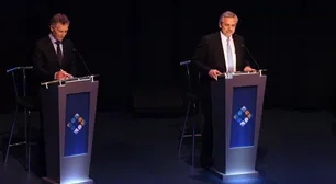 Cómo fue uno de los primeros cruces de la noche entre Macri y Fernández